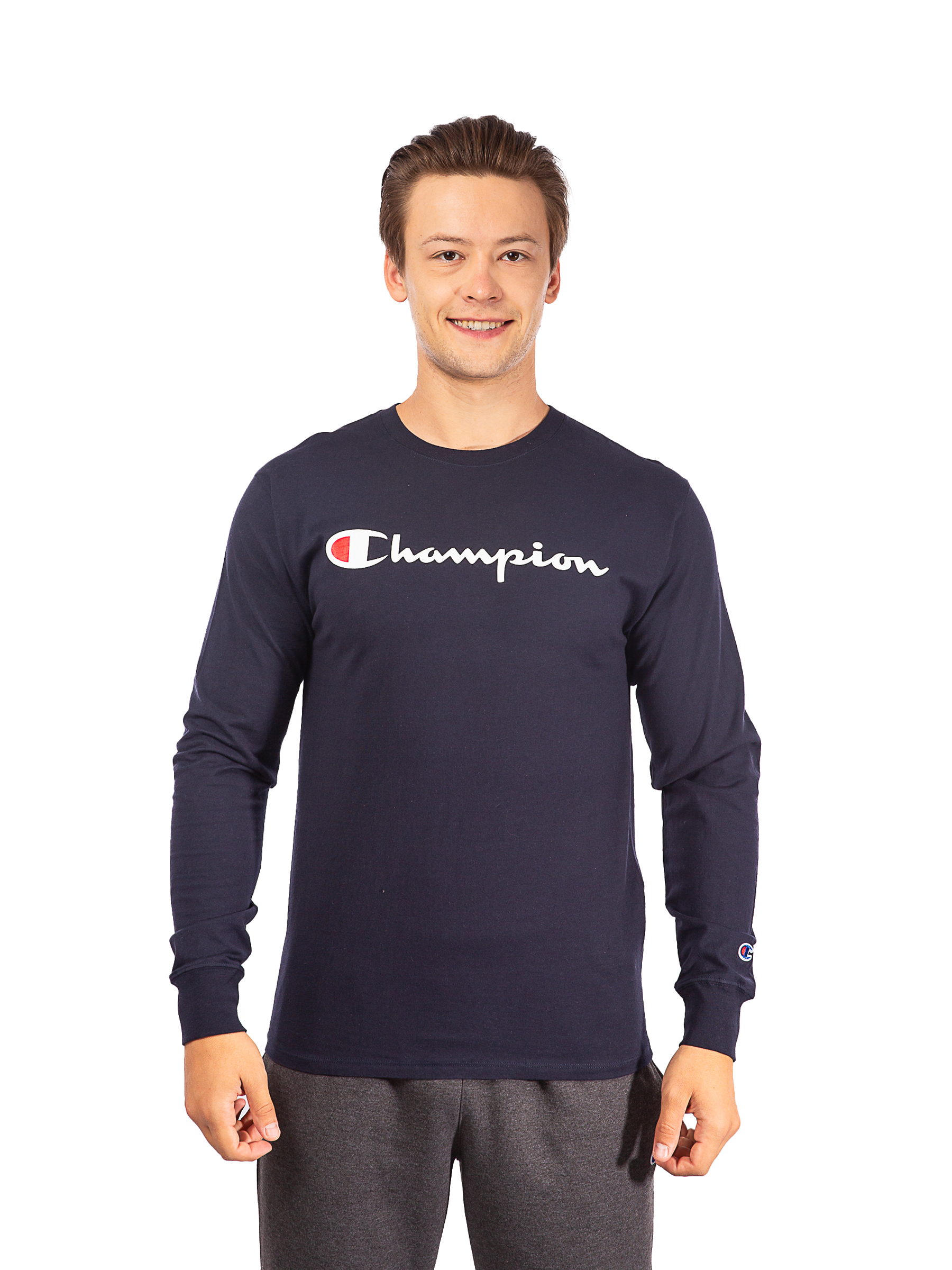 

Лонгслив мужской Champion GT78HY06794 синий 2XL, GT78HY06794