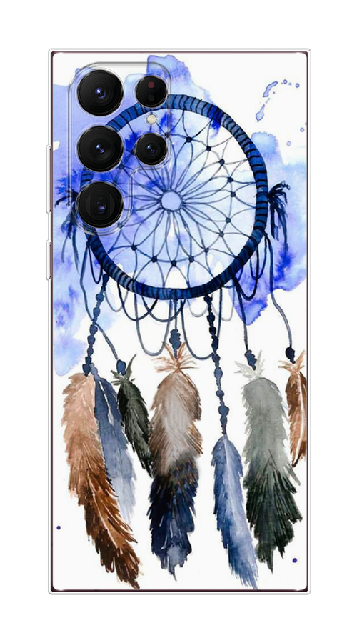 

Чехол Homey на Samsung Galaxy S22 Ultra "Ловец снов 1", Коричневый;синий, 2104050-1