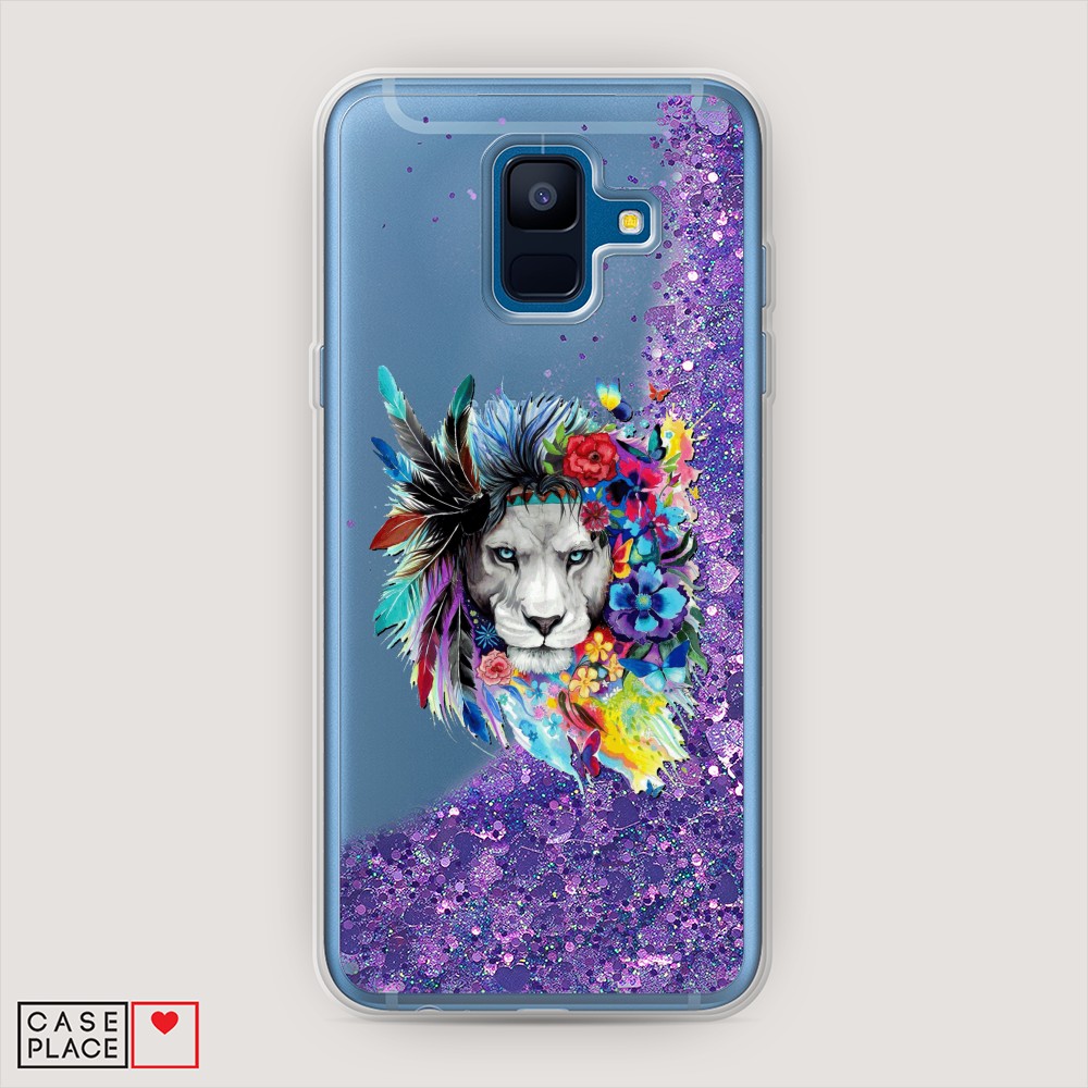

Чехол Awog на Samsung Galaxy A6 2018 "Гавайский лев", Разноцветный, 25992-1