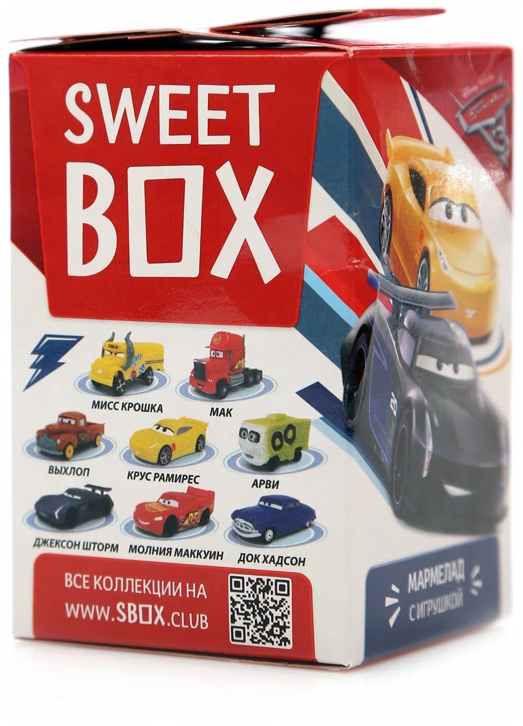 Мармелад Sweet Box Тачки с игрушкой 10 г