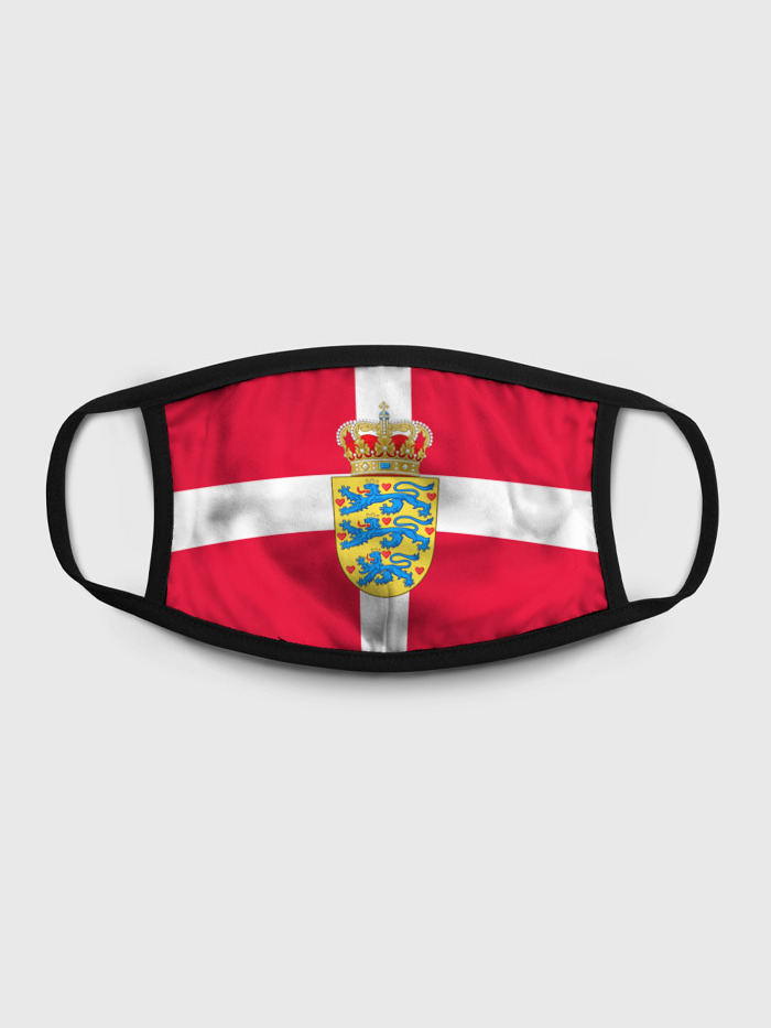 

Многоразовая маска унисекс Burnettie Герб И Флаг Дании, Разноцветный, Герб И Флаг Дании