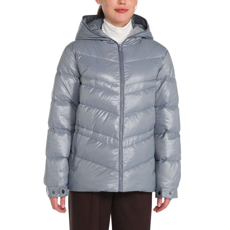 

Пуховик женский Maison David MLY012 голубой M, MLY012