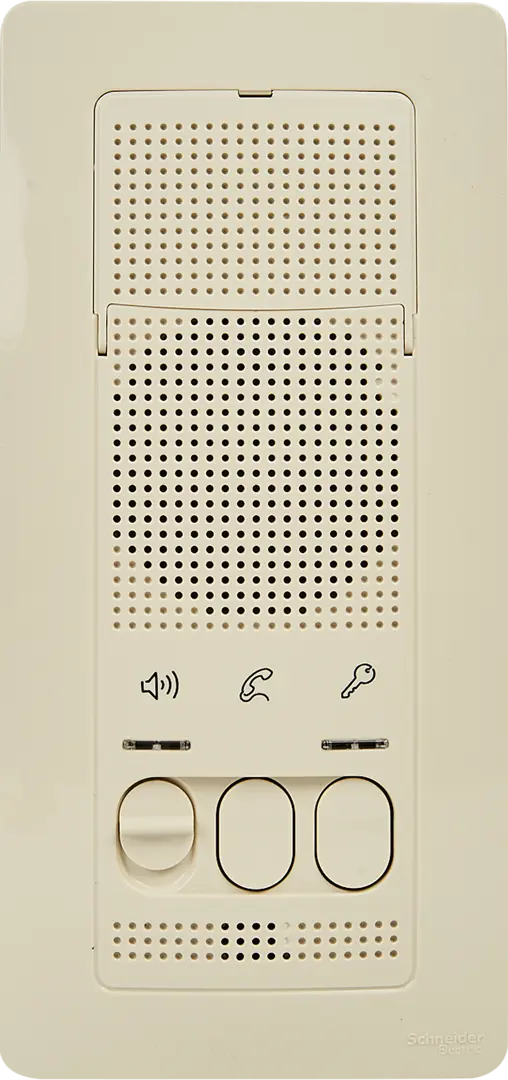трубка для координатного подъездного домофона falcon eye fe 12м Аудиодомофон для координатного подъездного домофона Schneider Electric Blanca цвет бежевый