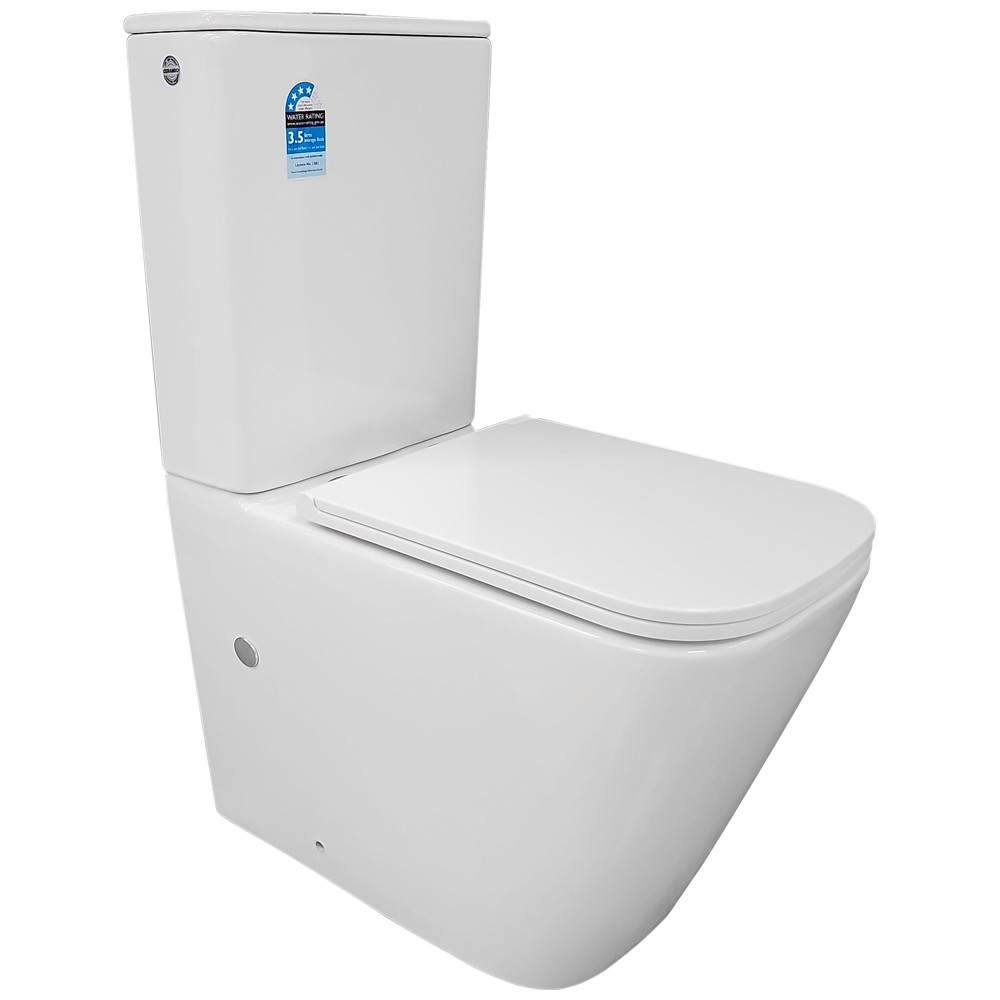 Унитаз-компакт Bloomix X-Cube 3.0 AD3003T/UF1 безободковый торнадо Ceramic+