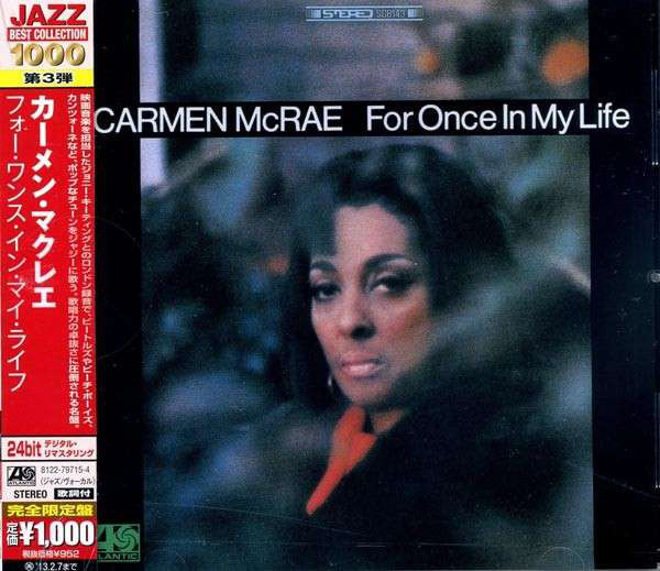 

MCRAE, CARMEN: For Once In My Life