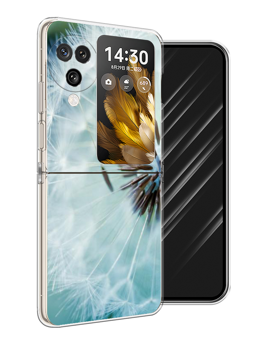 

Чехол Awog на Oppo Find N3 Flip "Пух одуванчика", Серебристый;серый, 2517250-1