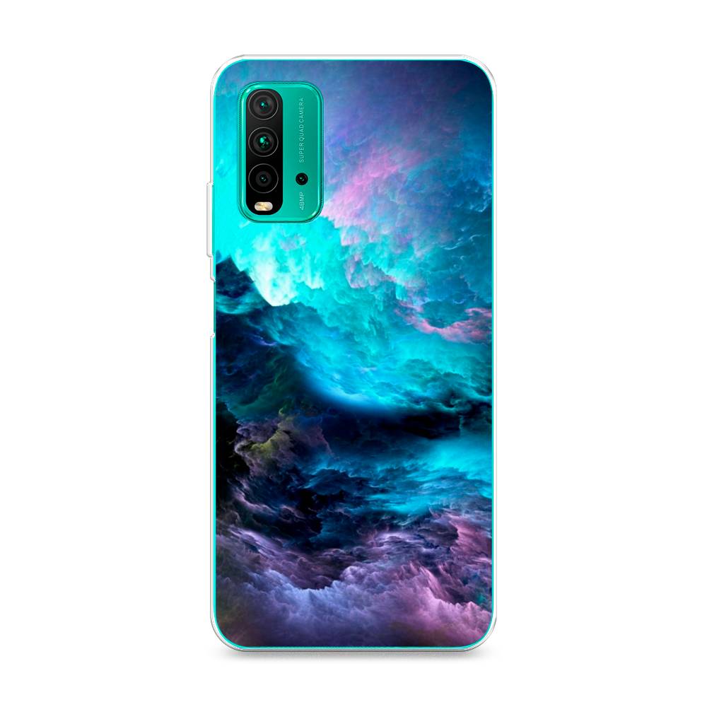 фото Силиконовый чехол "бирюзовое небо" на xiaomi redmi 9t awog