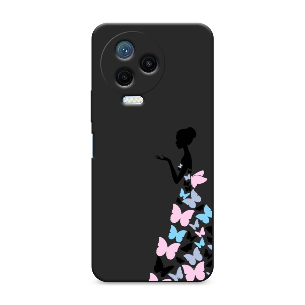 

Чехол Awog на Infinix Note 12 Pro 4G "Платье из бабочек", Белый;розовый, 3102252-1