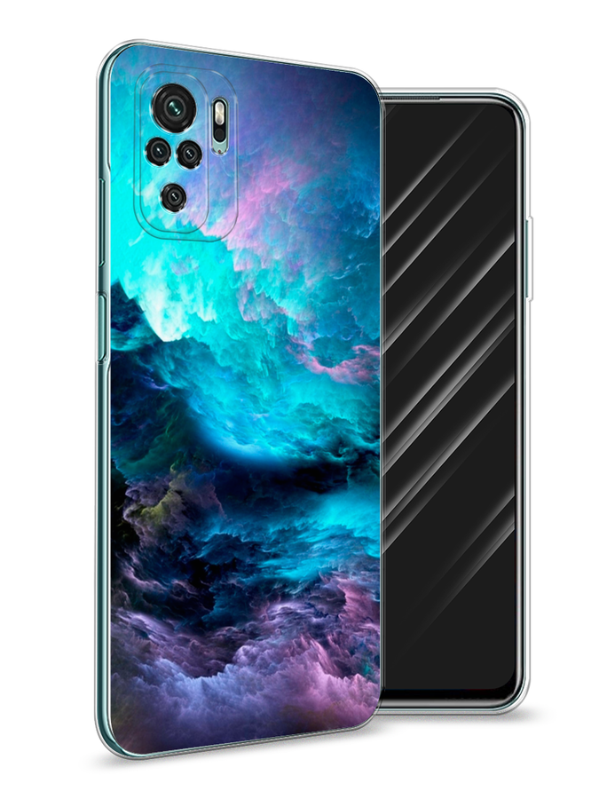 

Чехол Awog на Xiaomi Redmi Note 10/Note 10S/M5s "Бирюзовое небо", Разноцветный, 39750-4