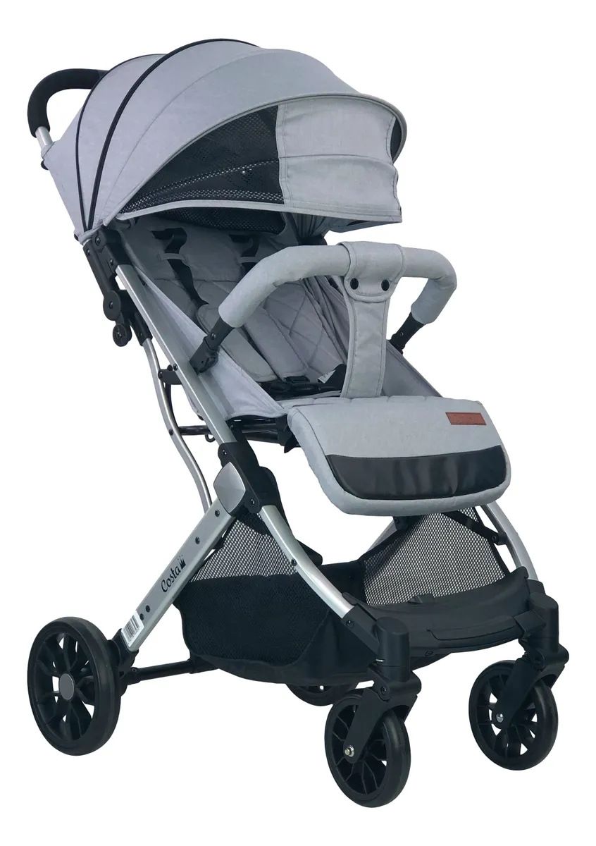 фото Коляска детская прогулочная farfello costa linda silver grey/серый l-1