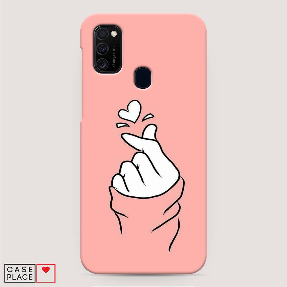 

Пластиковый чехол "Любовь-щелк" на Samsung Galaxy M21, 29720-5