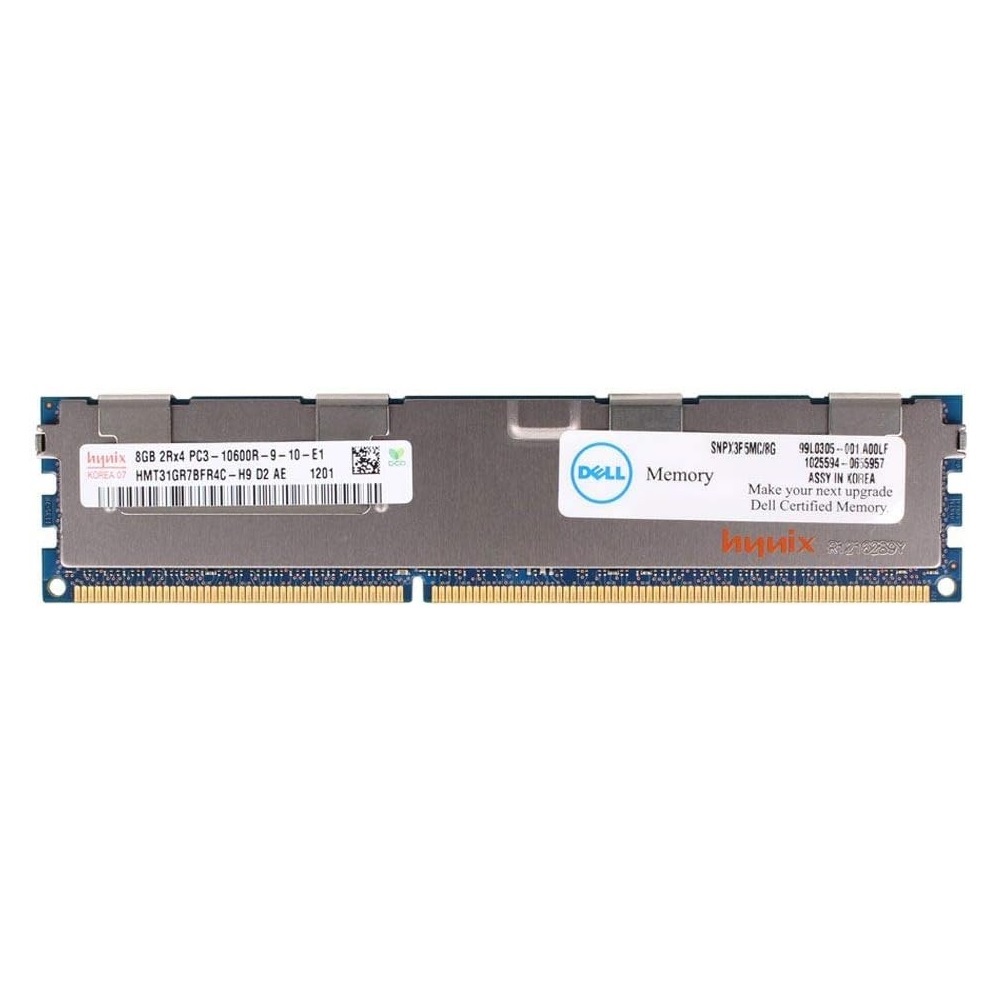 

Оперативная память Dell A2862068 DDR3 8GB 1333MHz, Оперативная память DELL 8GB 2Rx4 PC3-10600R DDR3-1333MHz [A2862068]