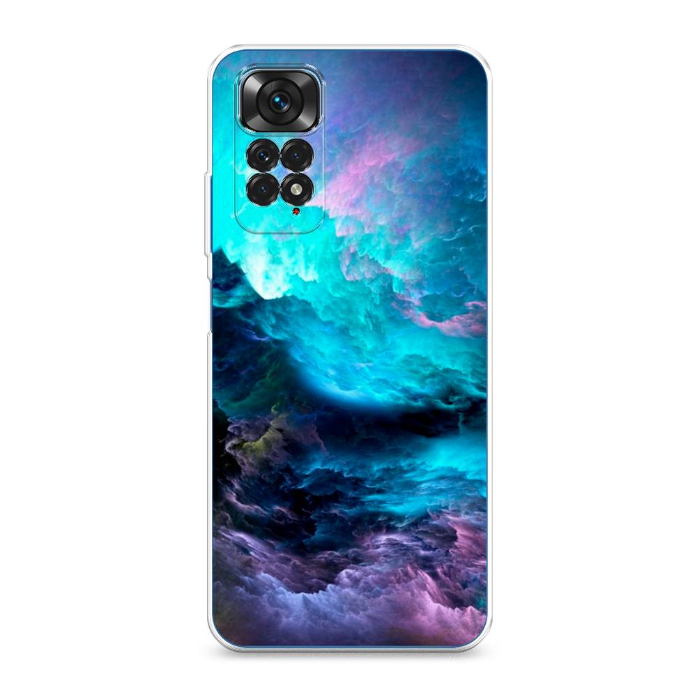 фото Силиконовый чехол "бирюзовое небо" на xiaomi redmi note 11s awog
