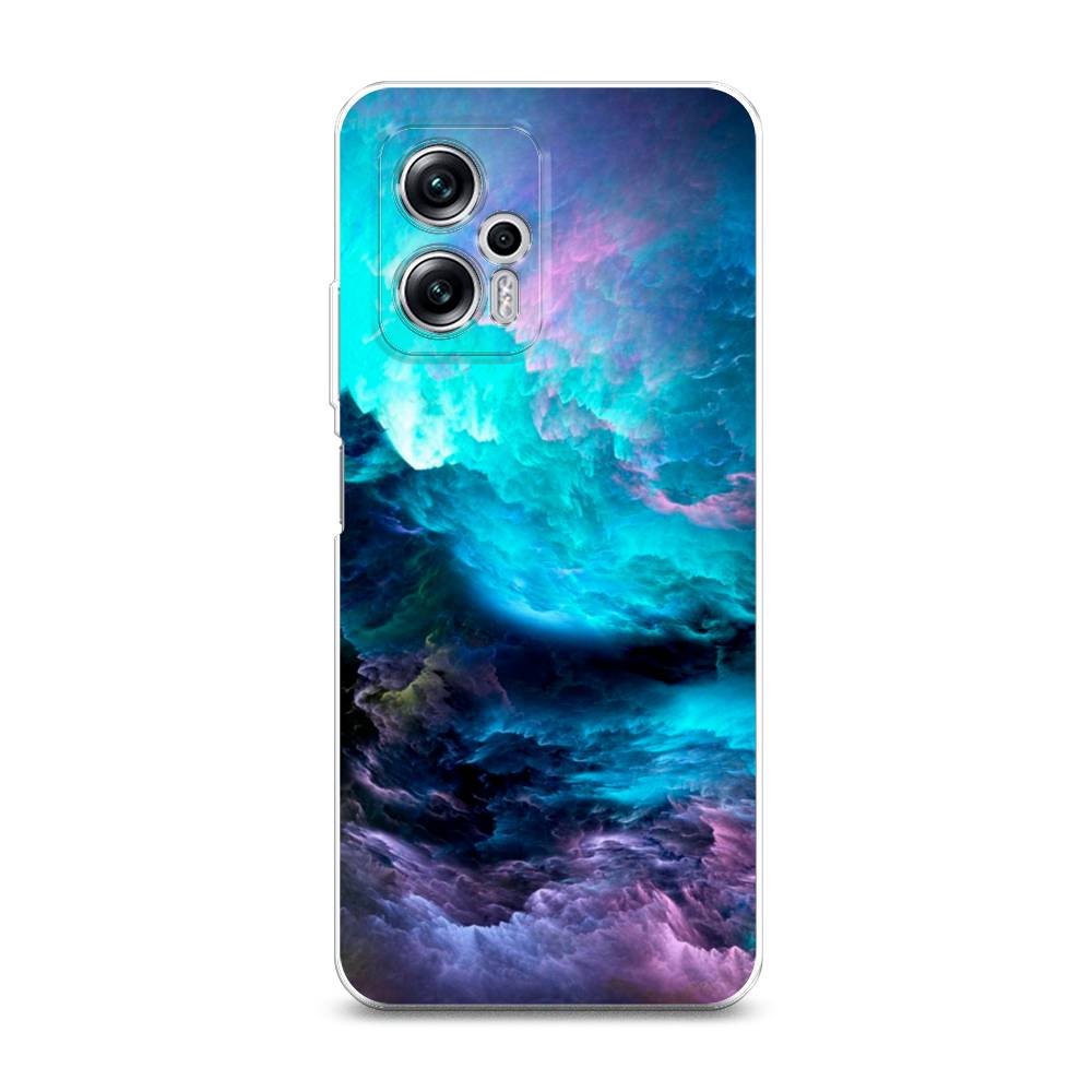 фото Силиконовый чехол "бирюзовое небо" на xiaomi redmi note 11t pro plus awog