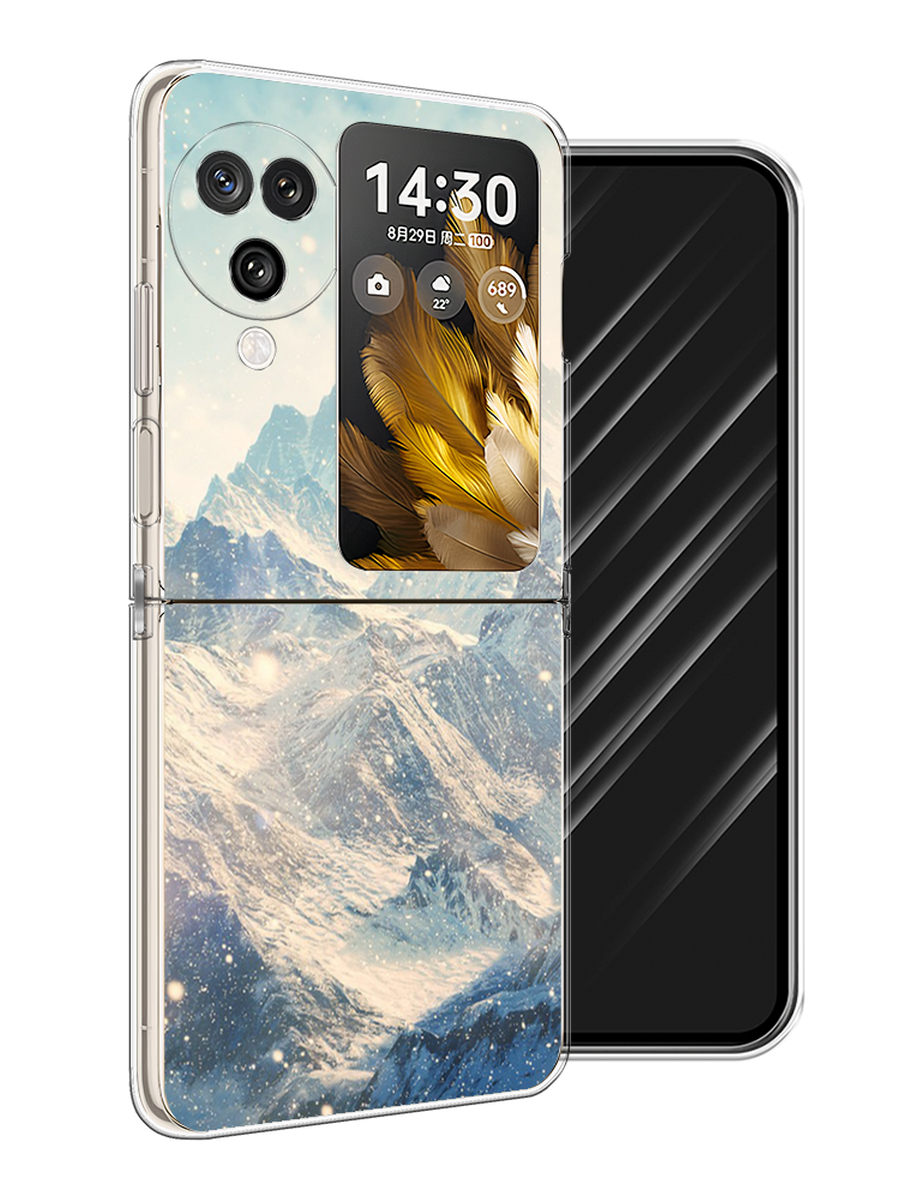 

Чехол Awog на Oppo Find N3 Flip "Горы 4", Бирюзовый, 2517250-1