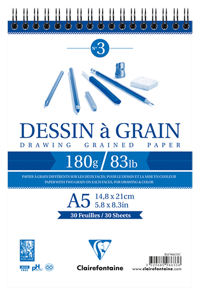 

Блокнот для черчения Clairefontaine Dessin a Grain