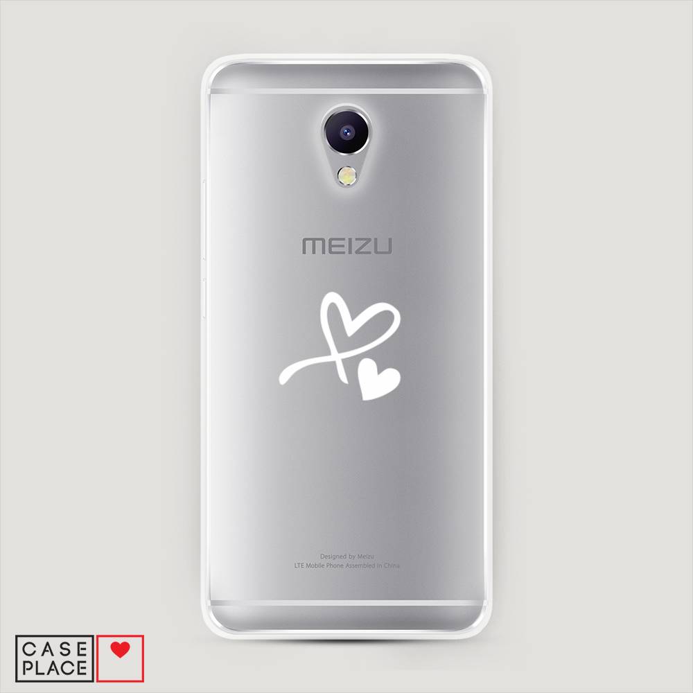 

Чехол Awog на Meizu M5 Note "Сердечко минимализм", Белый, 71650-6