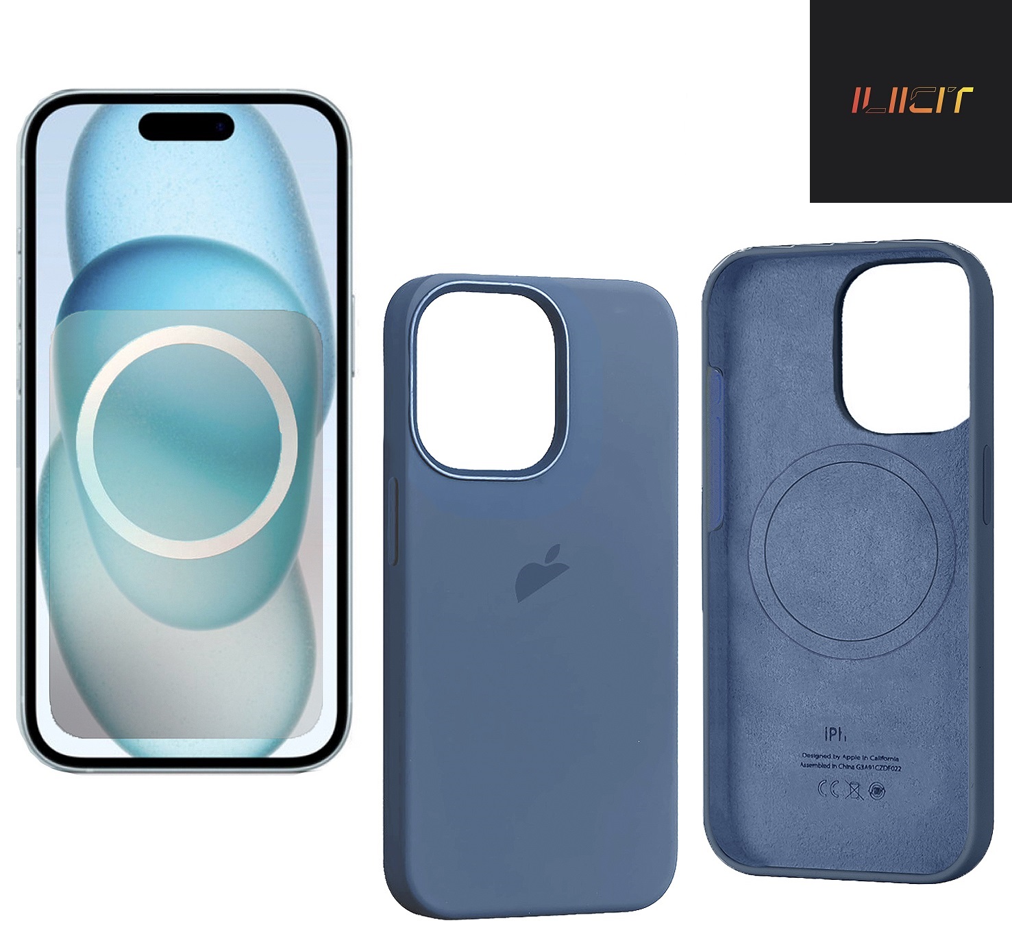 

Чехол Iphone 15 Silicon Case C Logo Winter Blue (Is981334), Синий, Чехол iPhone 15 Silicon Case c LOGO Winter Blue (IS981334)