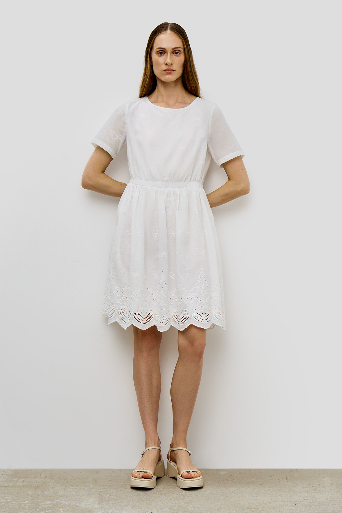 Платье женское Baon B4523111 белое L