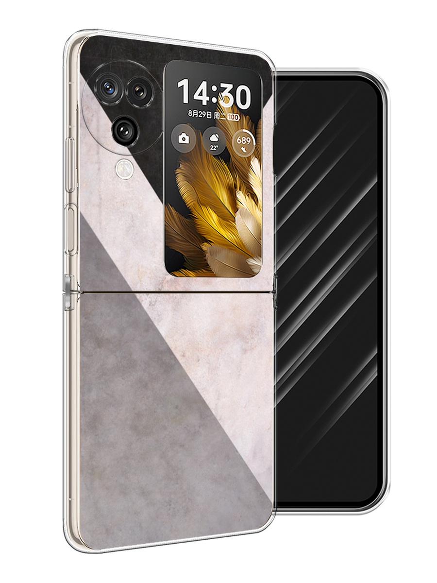 

Чехол Awog на Oppo Find N3 Flip "Геометричный мрамор", Бежевый, 2517250-1
