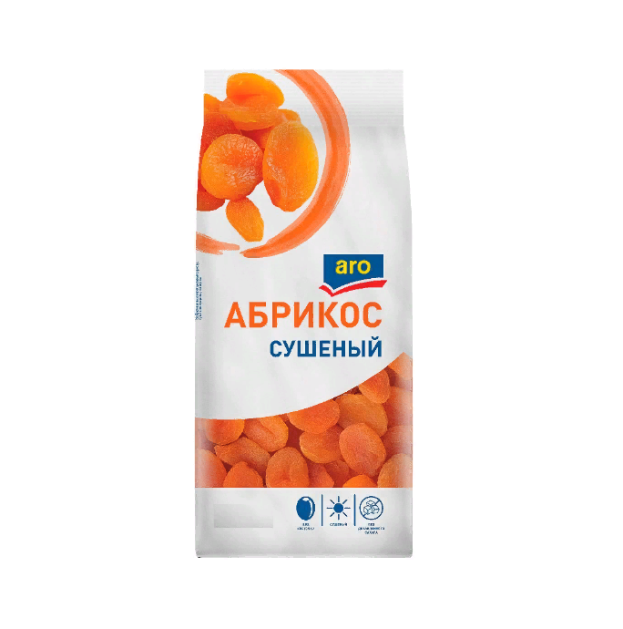 Абрикосы сушеные ARO без косточки 120 г 97₽