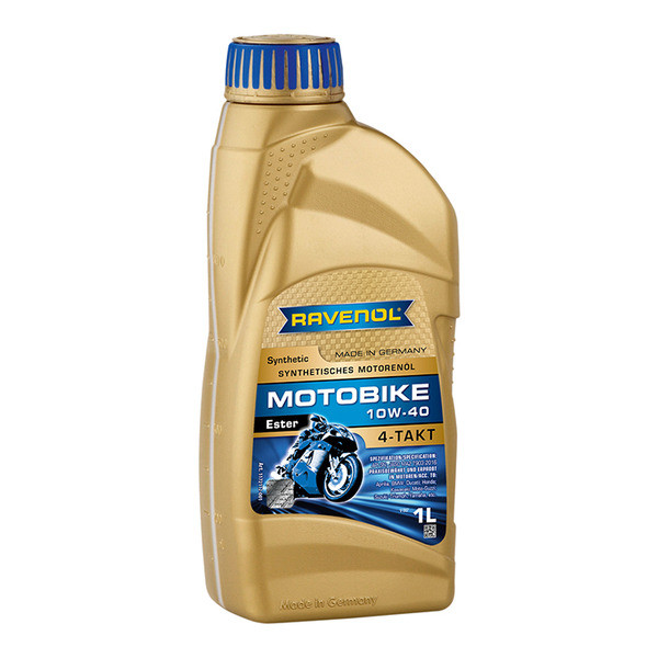 

Моторное масло 4-х тактное Ravenol Motobike 4-T Ester 10W-40 1 л