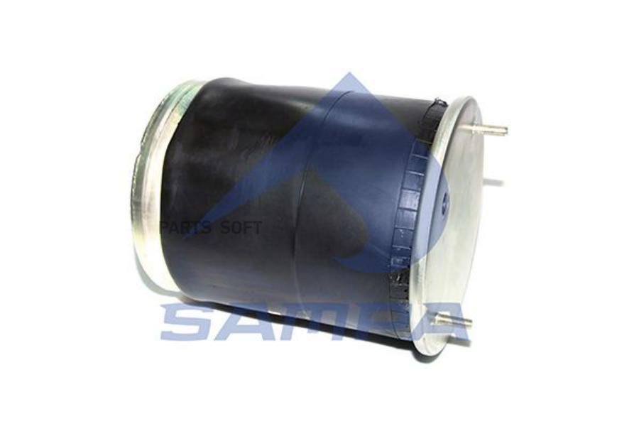 

SP 554023-K_пневмоподушка со стак. 2 шп.M12смещ.25. 1отв.штуцM22. Поршень стальн.4отв.M12