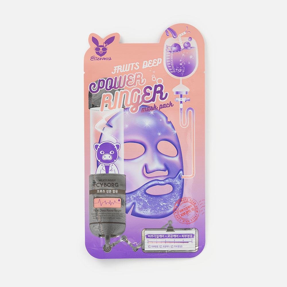 фото Маска для лица elizavecca fruits deep power ringer mask pack 23 мл