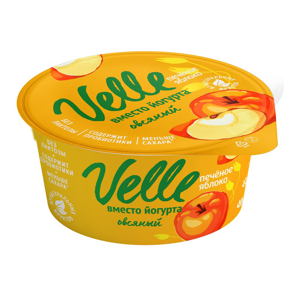 Растительный аналог йогурта Velle печеное яблоко 0,5% 130 г