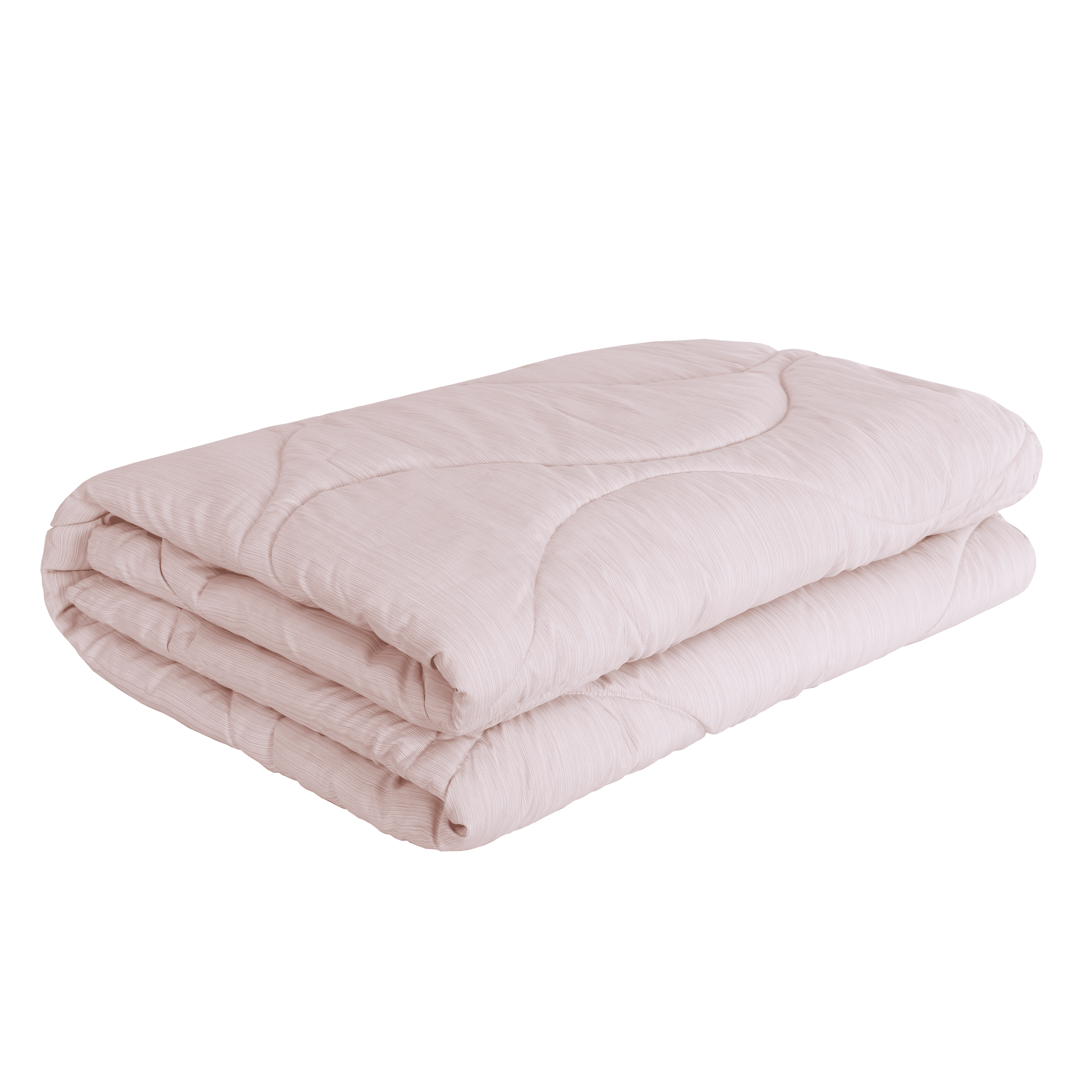 фото Одеяло стеганое 205х140 "marshmallow" розовый мягкий сон