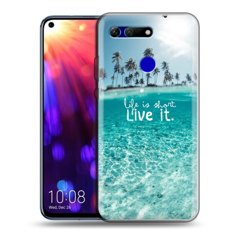 

Дизайнерский силиконовый чехол для Huawei Honor View 20 Пляж