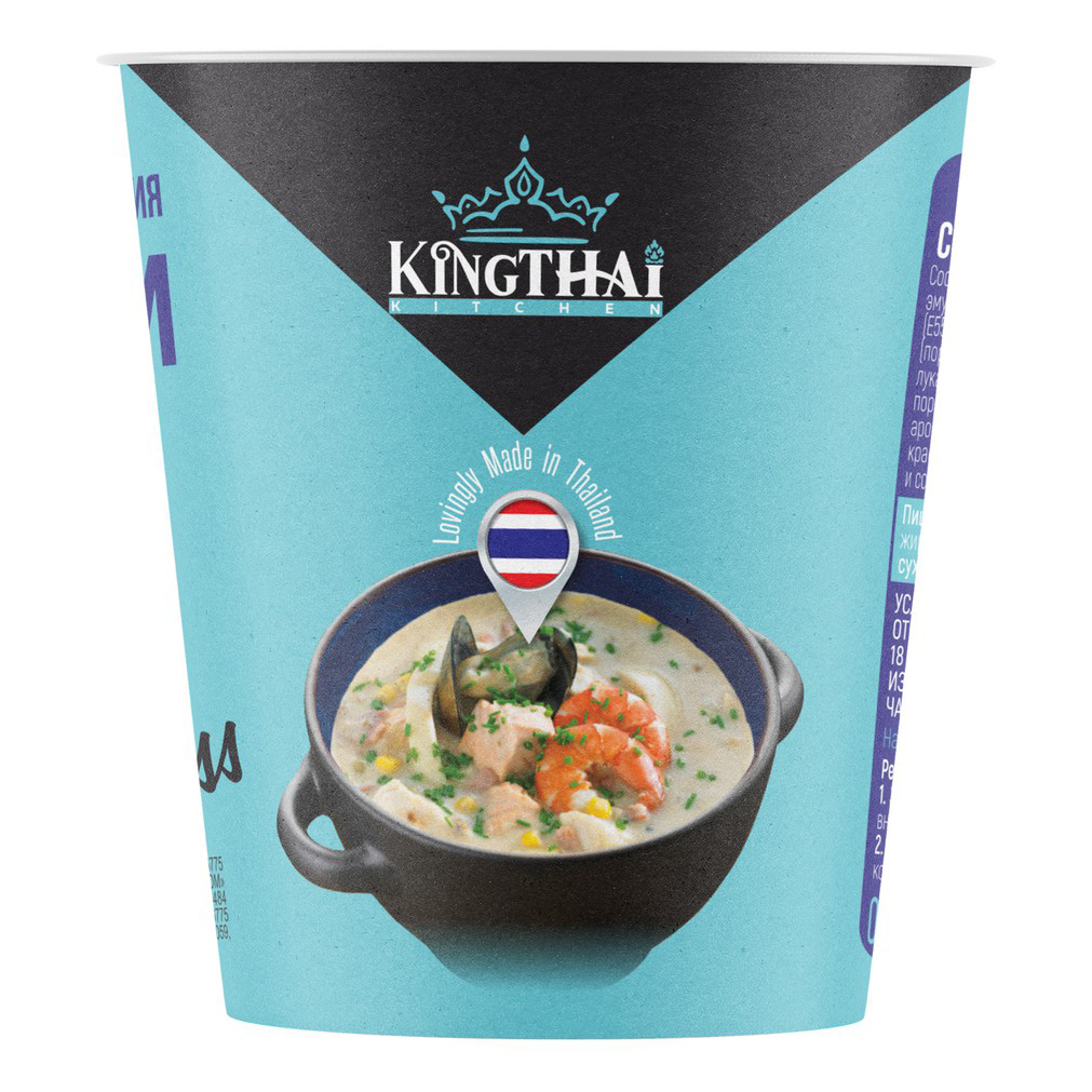 

Крем-суп Kingthai Kitchen со вкусом морепродуктов 30 г