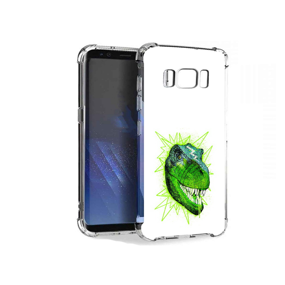 

Чехол MyPads Tocco для Samsung Galaxy S8+ зеленый динозавр, Tocco
