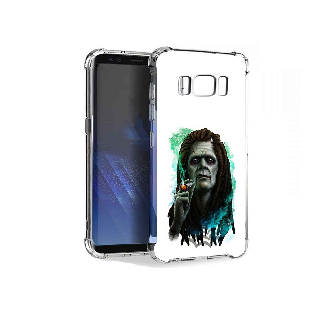 

Чехол MyPads Tocco для Samsung Galaxy S8+ зеленый мужчина с сигаретой, Tocco