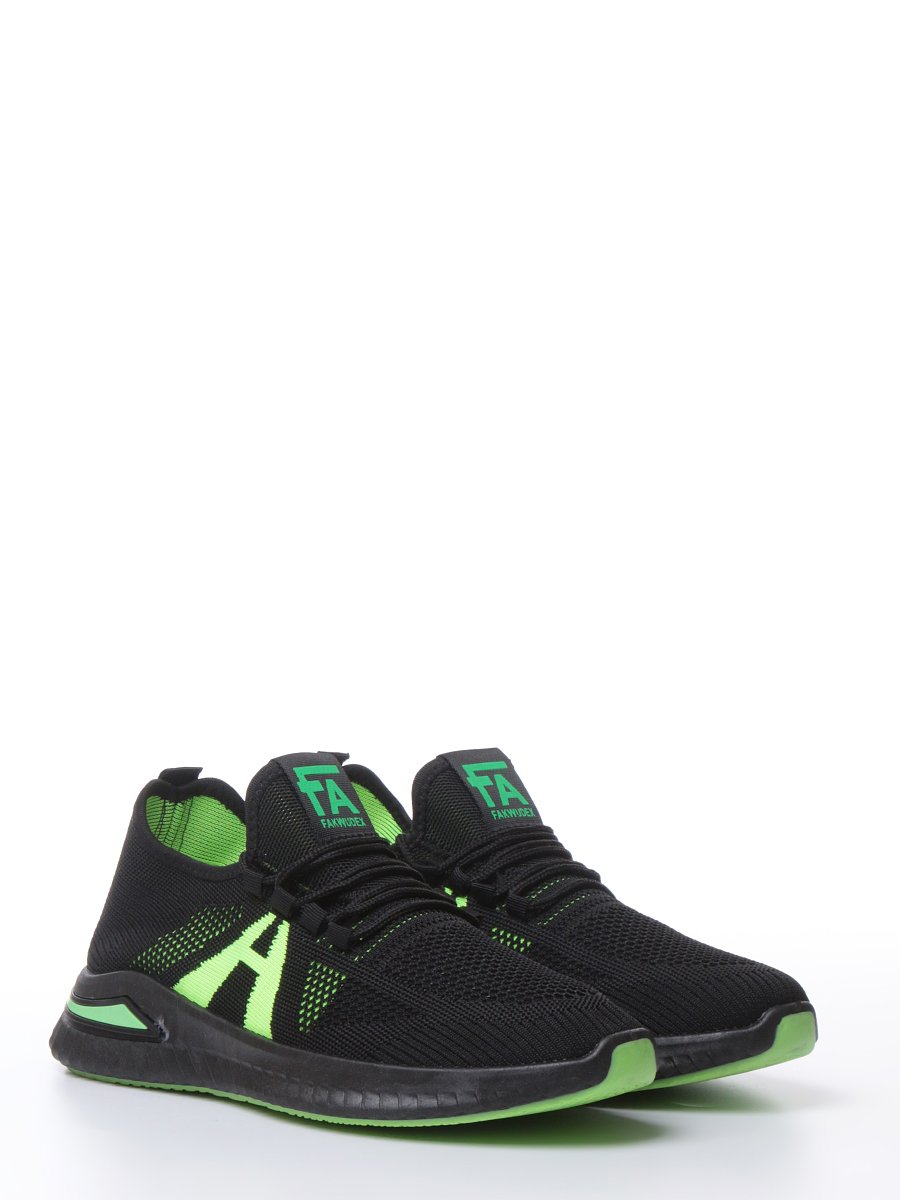 фото Кроссовки мужские color me k01-4black/green черные 41 ru