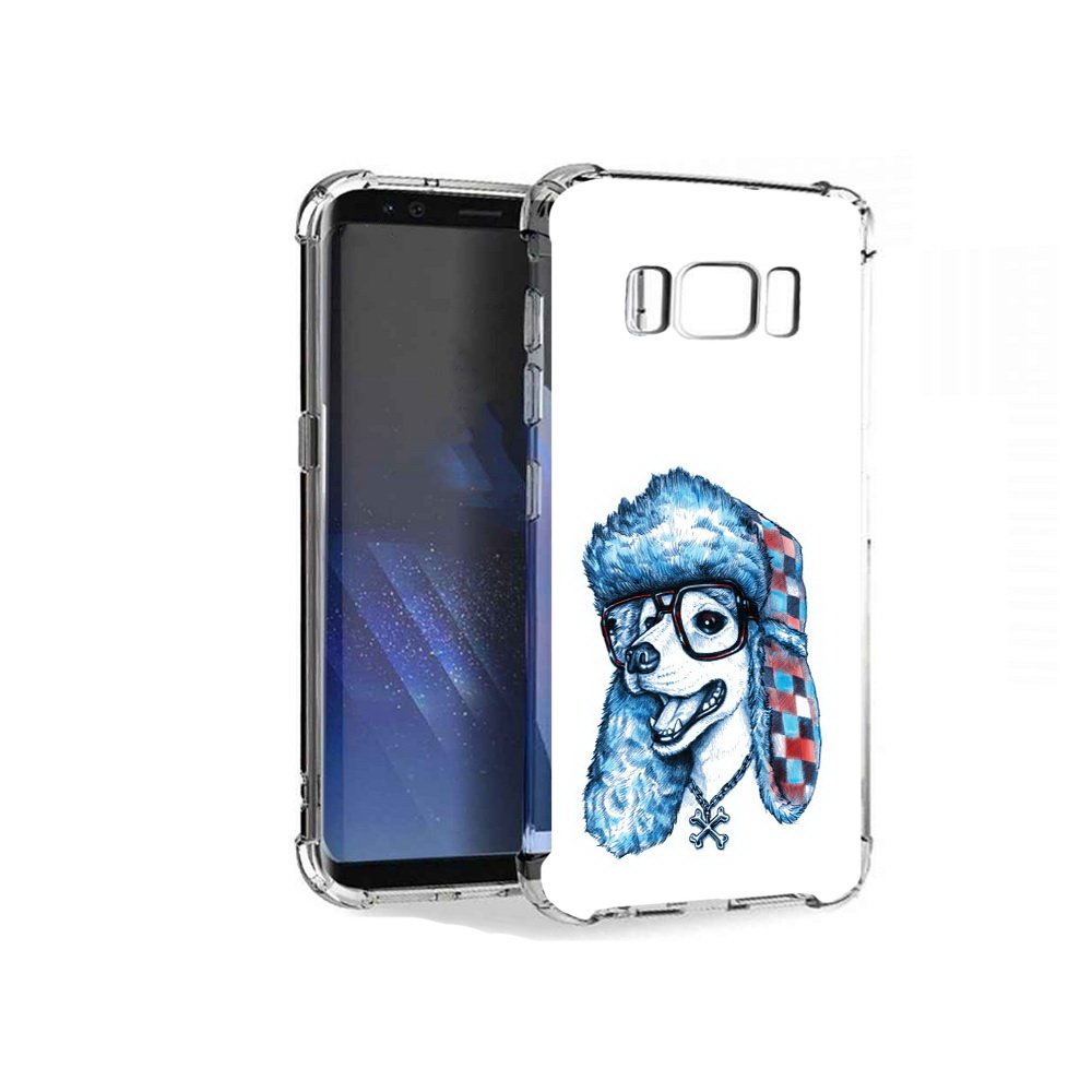 

Чехол MyPads Tocco для Samsung Galaxy S8+ зимний пес, Tocco