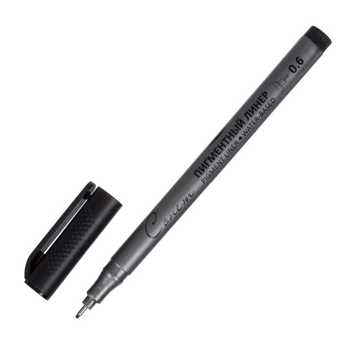 Ручка капиллярная для черчения ЗХК Сонет линер 0.6 мм чёрный 2341649