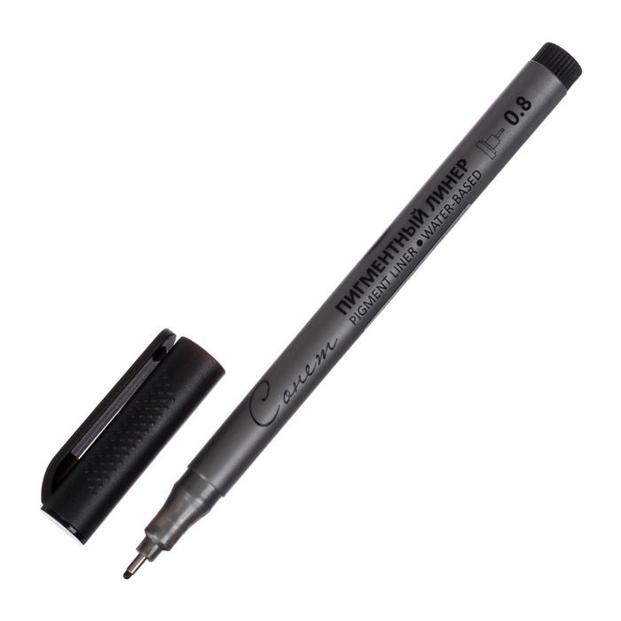 Ручка капиллярная для черчения ЗХК Сонет линер 0.8 мм чёрный 2341650