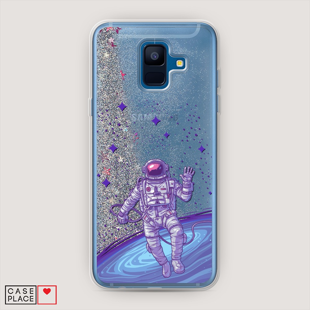 

Чехол Awog на Samsung Galaxy A6 2018 "Космонавт в открытом космосе", Разноцветный, 25991-1
