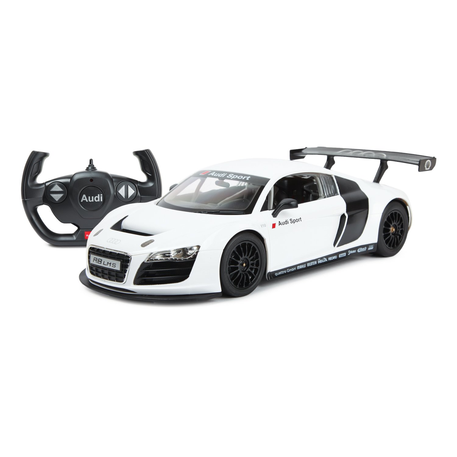 Машина р/у Rastar 1:14 AUDI R8 2015 Version белый 74400W