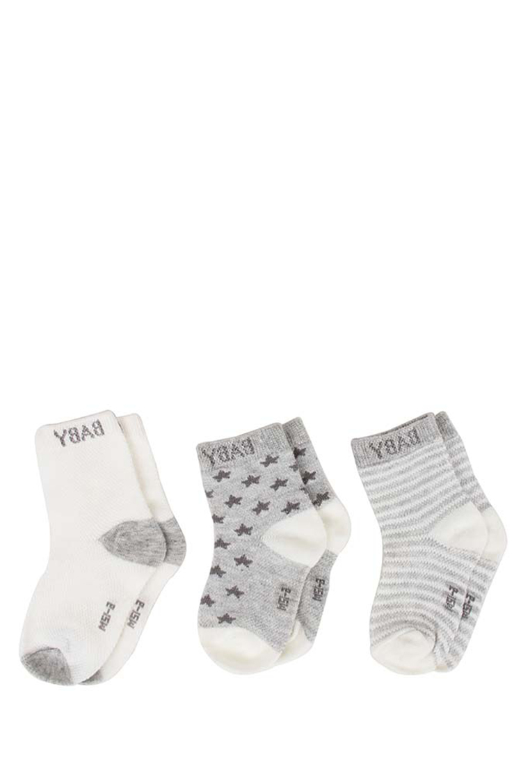 Носки детские Daniele Patrici A36254 цв. серый, белый р. 12-14