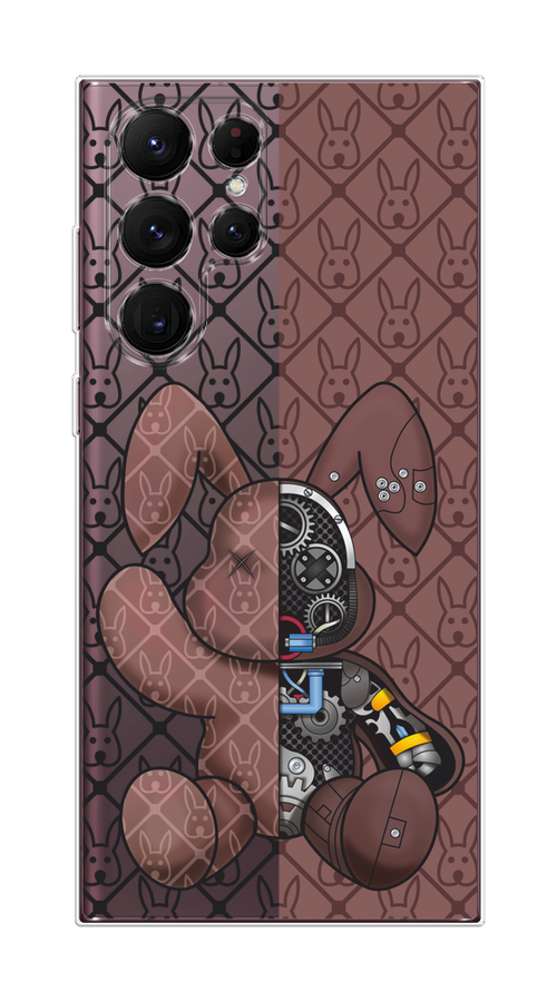 

Чехол Homey на Samsung Galaxy S22 Ultra "Киборг-заяц шоколадный", 2104050-1