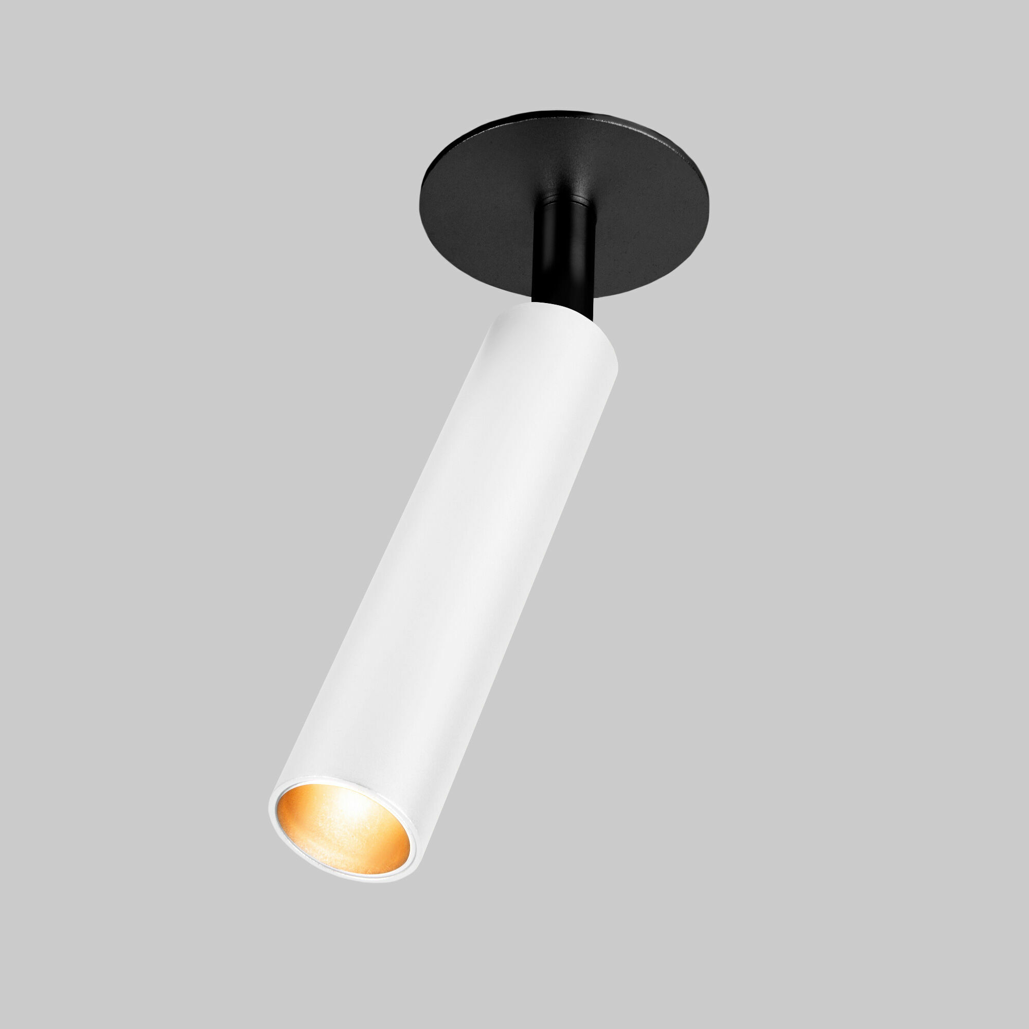 Встраиваемый LED светильник Elektrostandard Diffe 25027 LED белый черный 5W 4200K