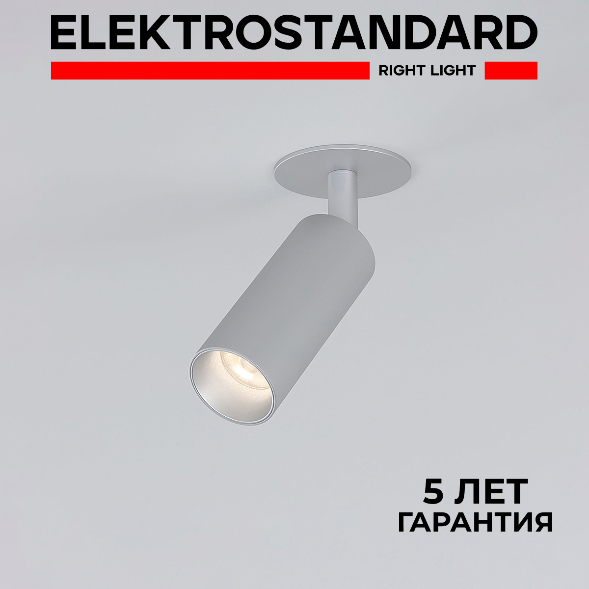 

Встраиваемый LED светильник Elektrostandard Diffe 25039/LED серебряный 8W 4200K, 25039/LED