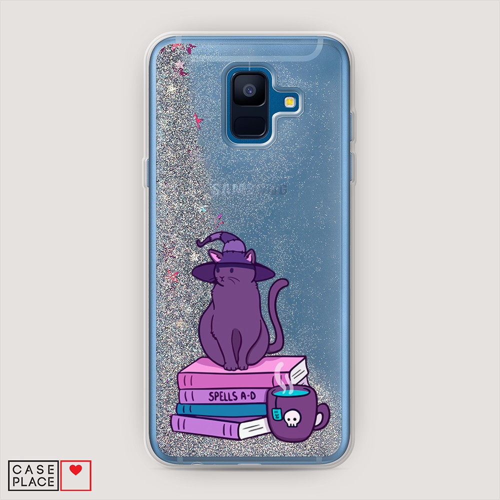 

Чехол Awog на Samsung Galaxy A6 2018 "Magic Cat", Разноцветный, 25991-1