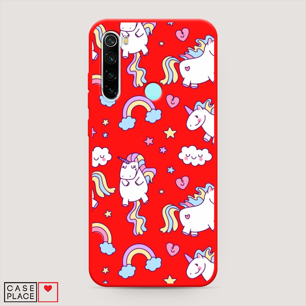 

Матовый силиконовый чехол "Sweet unicorns dreams" на Xiaomi Redmi Note 8, Sweet unicorns dreams