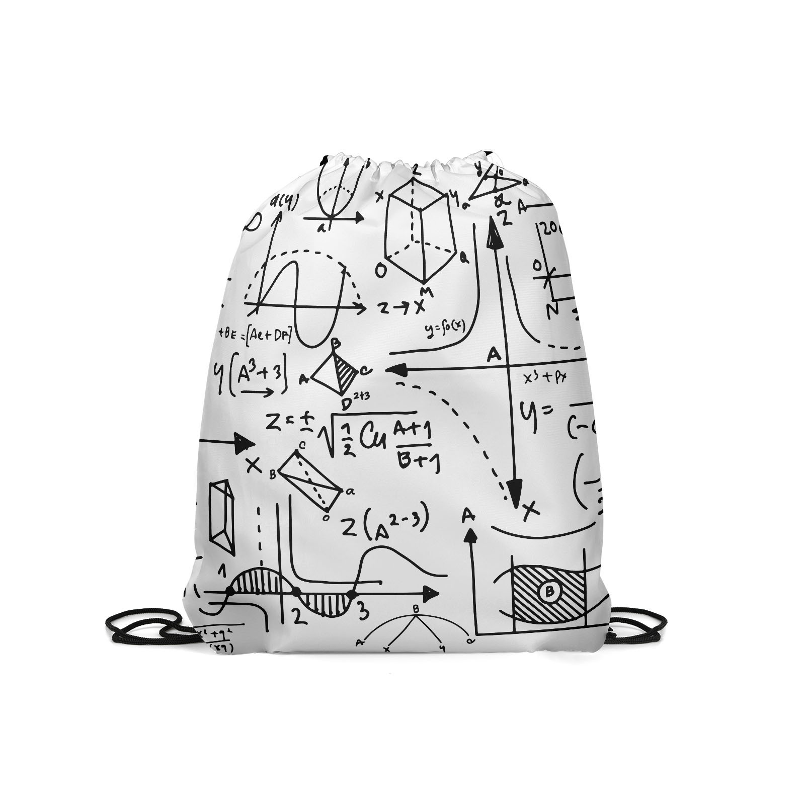 

Мешок для обуви унисекс Gorolla DrawstringBackpack 164 белый, 42х35 см, DrawstringBackpack 164