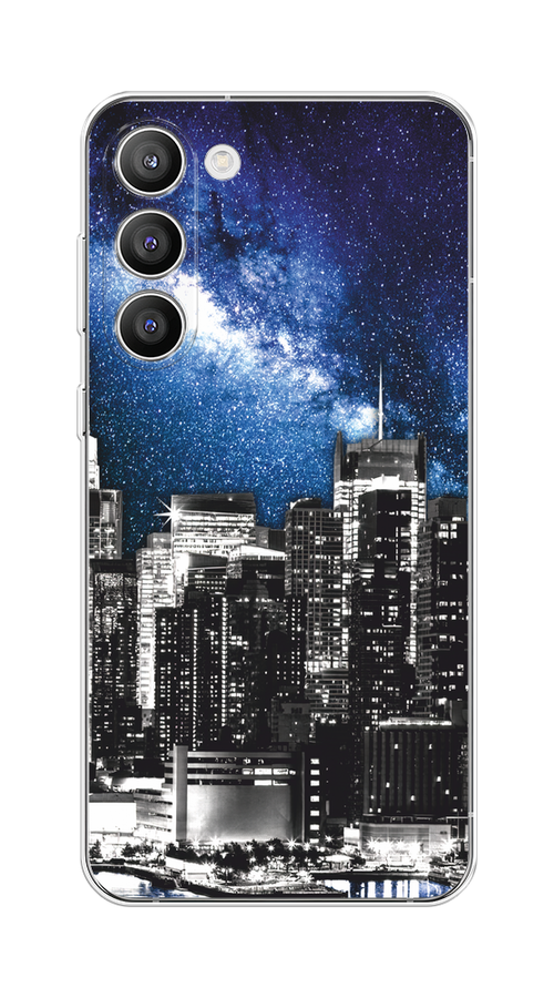 

Чехол Homey на Samsung Galaxy S23 Plus 5G "Космический Нью-Йорк", Синий;серый, 2107450-1