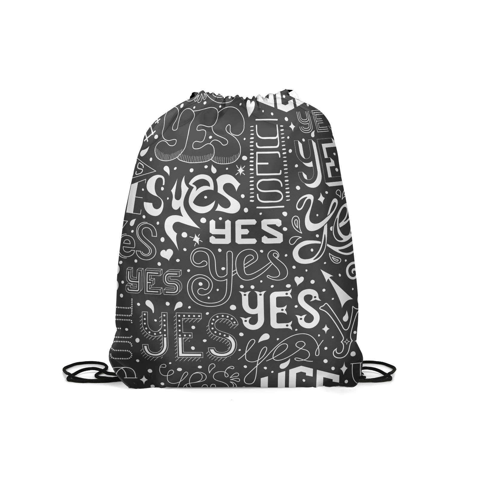 

Мешок для обуви унисекс Gorolla DrawstringBackpack 593 черный, 42х35 см, DrawstringBackpack 593