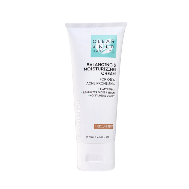 Крем с тонирующим эффектом Seventeen Clear Skin Balancing & Moisturizing Tinted Medium